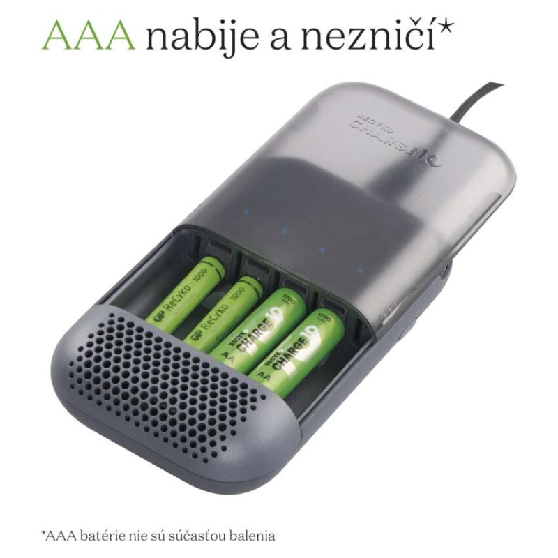 GP nabíjačka batérií Charge 10 S491 + 4× AA