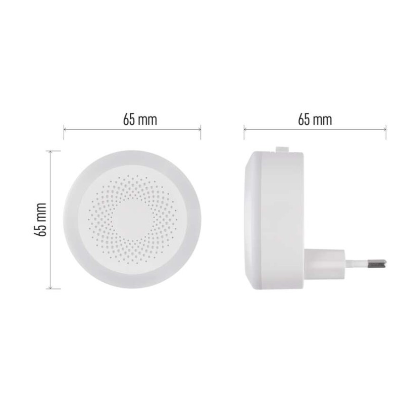 Lampka nocna LED do gniazdka 230 V