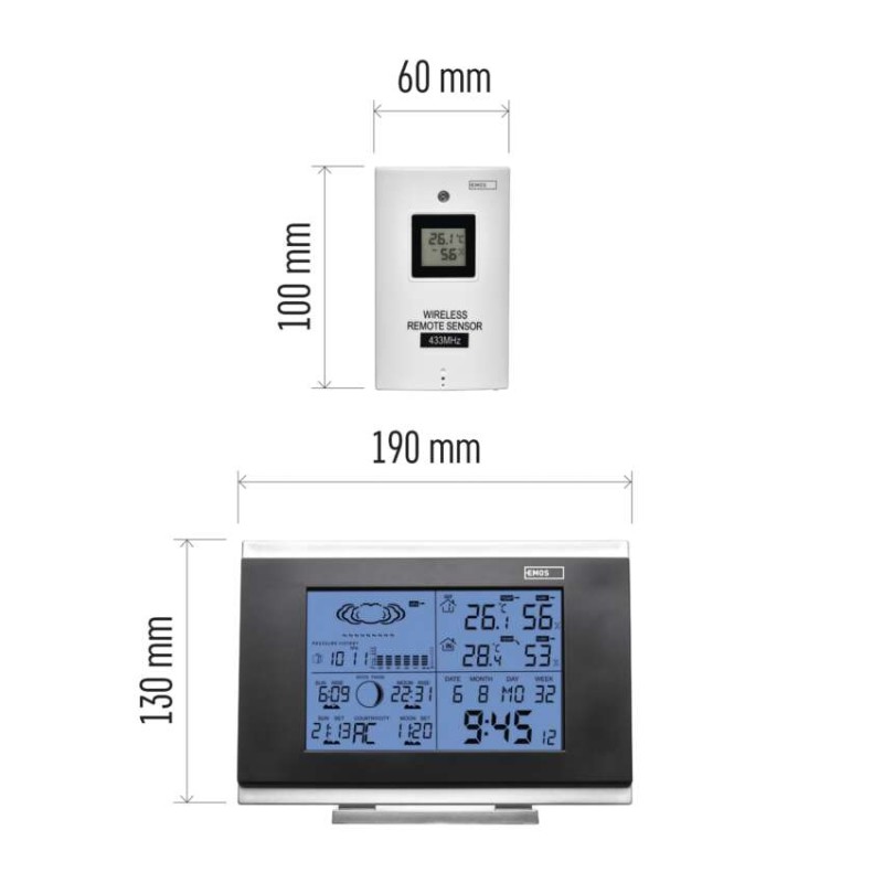Stacja pogodowa AOK-5018B