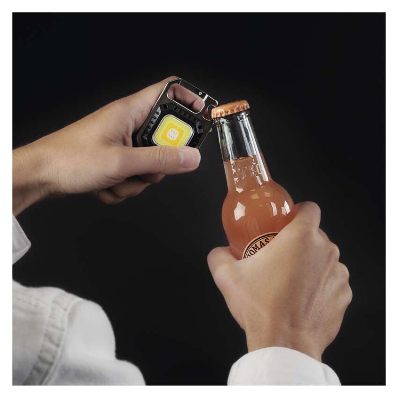 Nabíjecí mini LED svítilna – přívěšek, 750 lm, 10 ks, display box