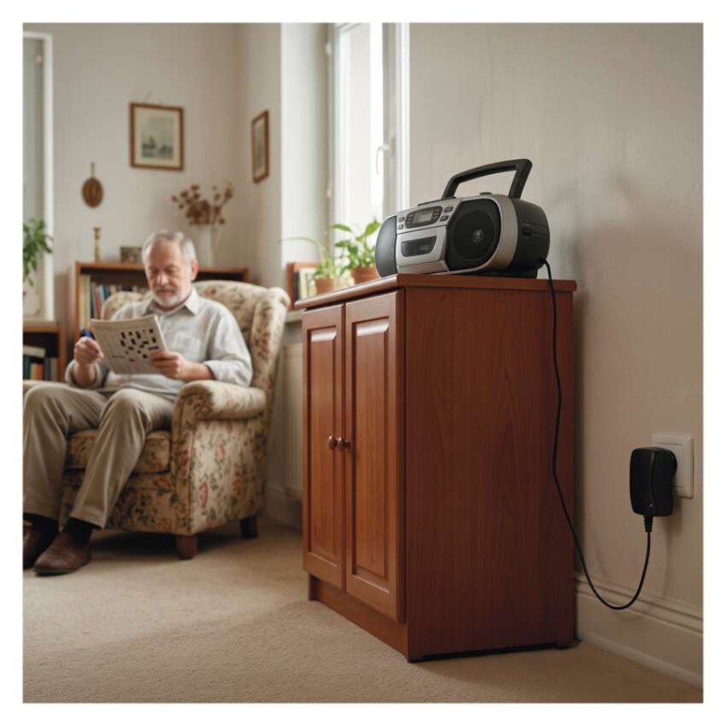 Zasilacz impulsowy 1000mA z wymiennymi końcówkami, USB