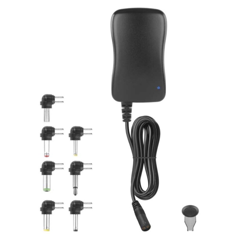 Zasilacz impulsowy 1500mA z wymiennymi końcówkami, USB