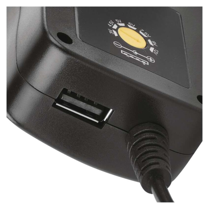 Zasilacz impulsowy 1500mA z wymiennymi końcówkami, USB