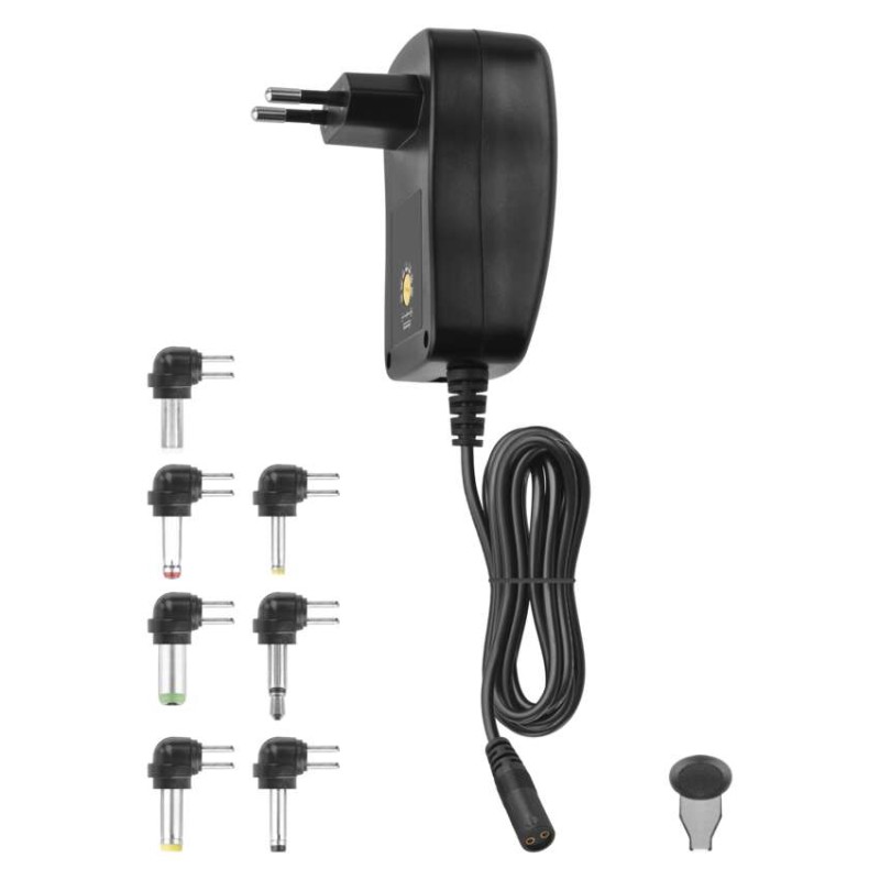 Zasilacz impulsowy 2250mA z wymiennymi końcówkami, USB