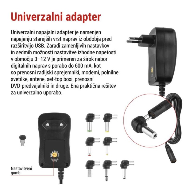 Usmernik pulzni 2250MA, USB