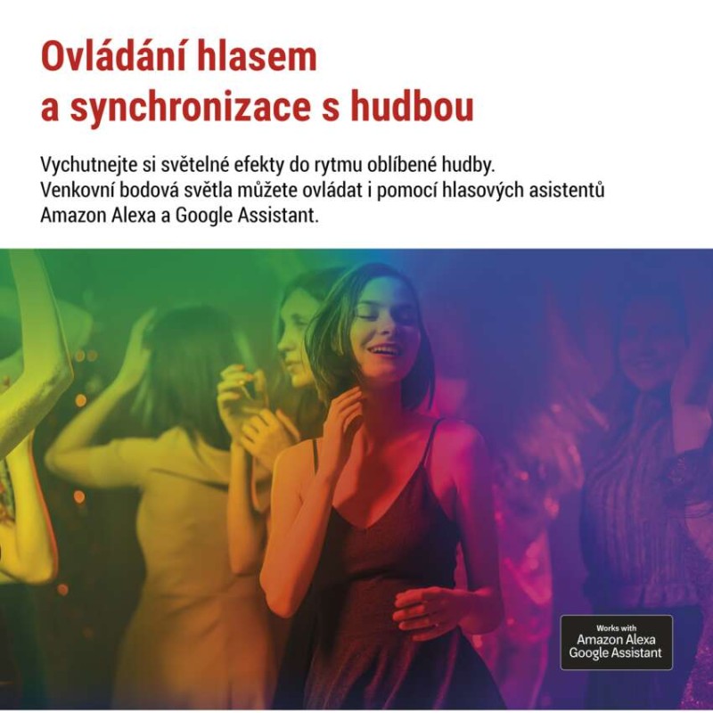 GoSmart venkovní LED bodové světlo, rozšiřující sada, 1 díl, 1,5W, RGBIC stmívatelné, WiFi