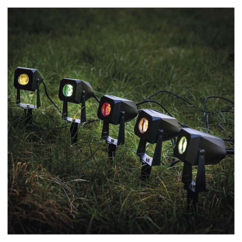 GoSmart vonkajšie LED bodové svetlo, rozširujúca sada, 1 kus, 1,5 W, RGBIC stmievat., WiFi