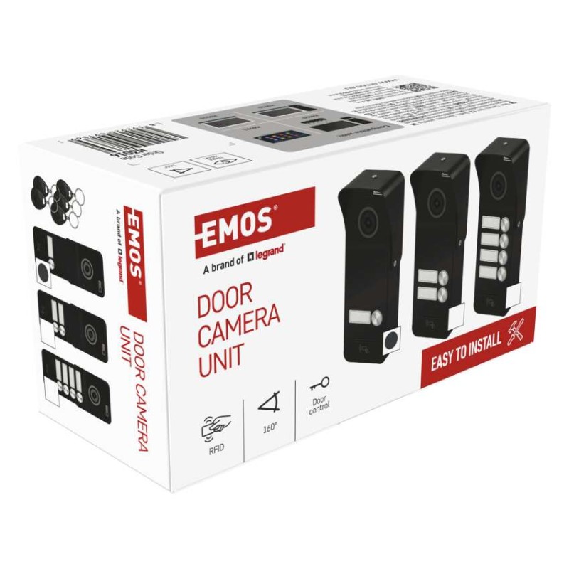 Kamerová jednotka pro monitory a videotelefony EMOS EM-10AHD