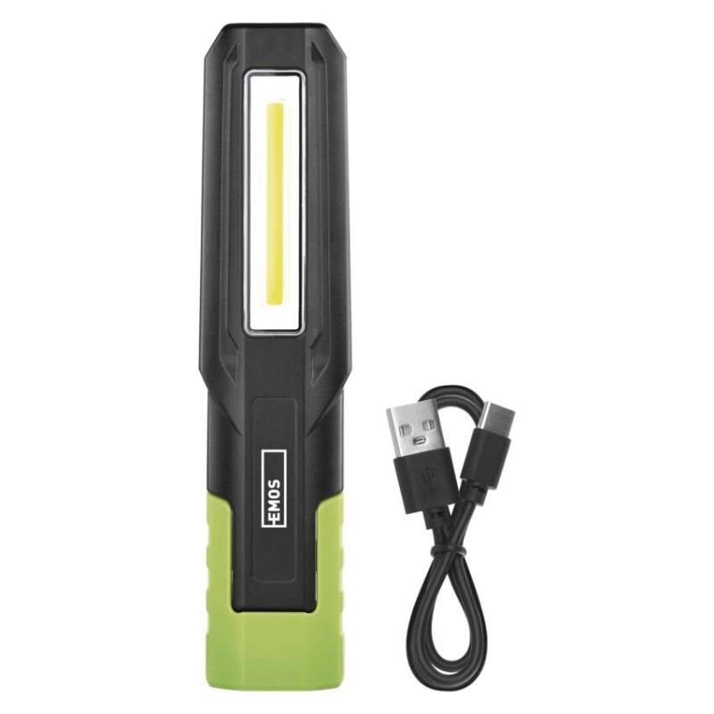 COB LED+LED nabíjecí svítilna P4546, 500 lm, 2000 mAh