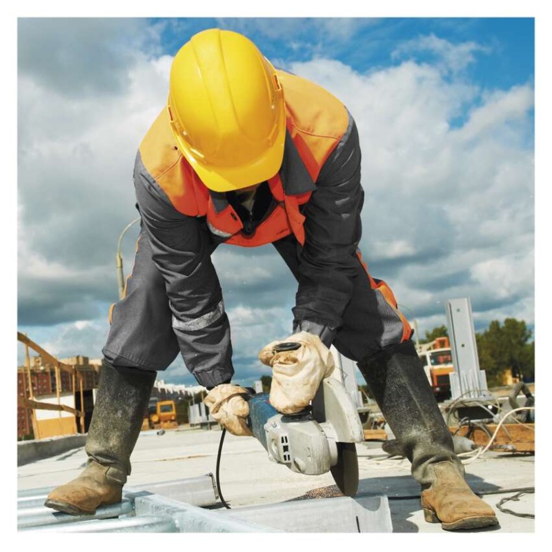 Kültéri kábeldob 25 m / 4 aljzat / fekete / gumi / 230 V / 2,5 mm2