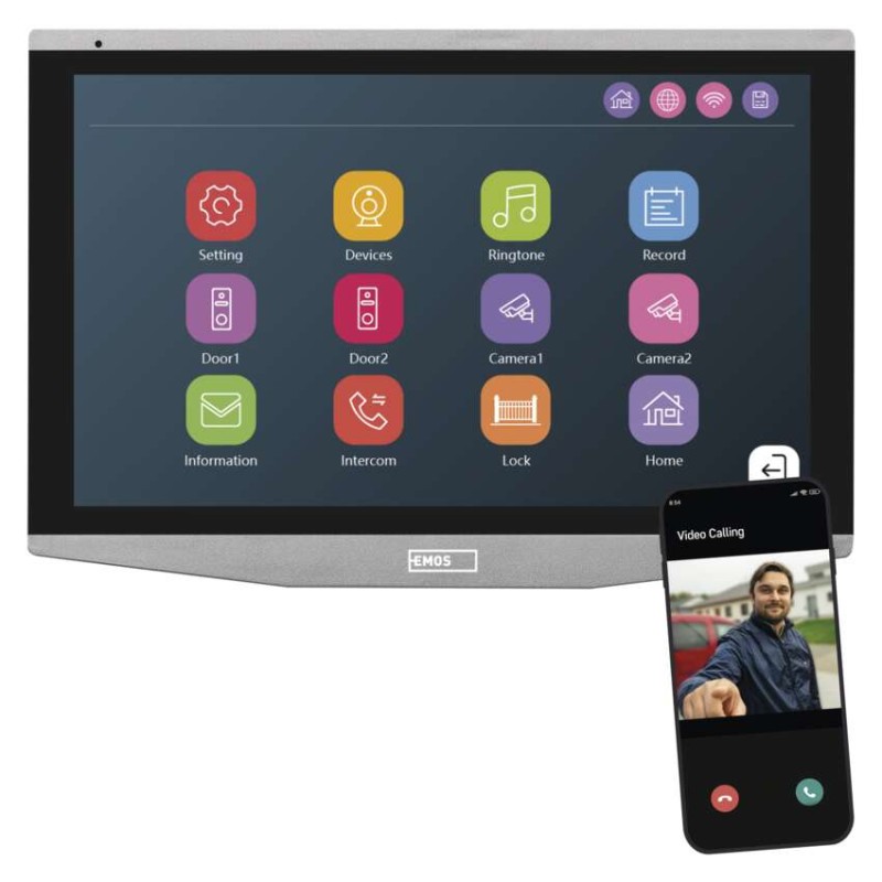 GoSmart Dodatkowy monitor IP-750B do videodomofonu IP-750A