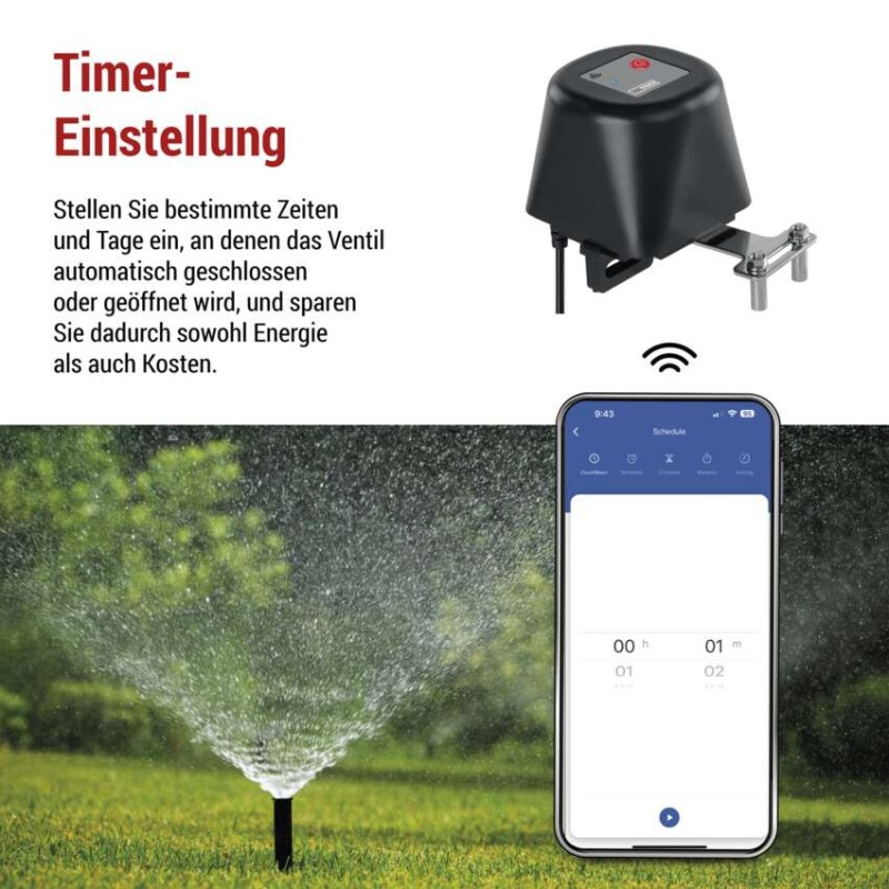 GoSmart Motorisierter Ventilschließer für Wasser/Gas P5640S ZigBee