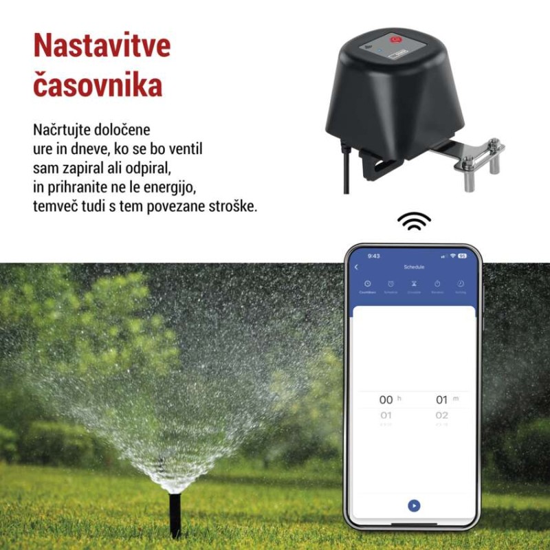 GoSmart Motoriziran zapiralec ventilov za vodo/plin P5640S ZigBee