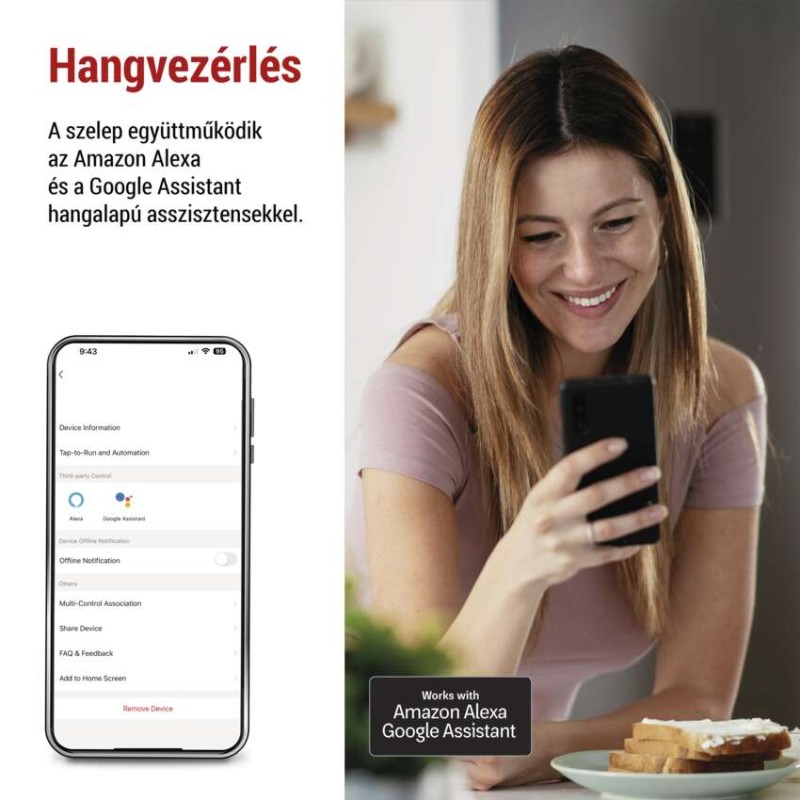 GoSmart Motoros víz/gáz szelepzár P5640S ZigBee