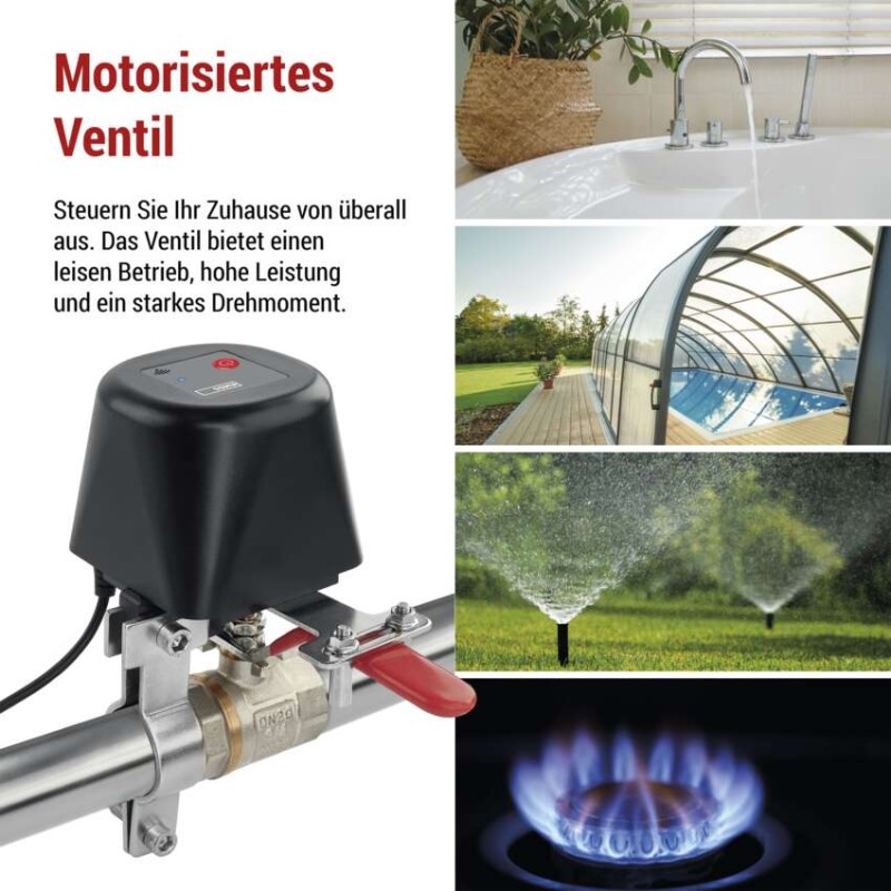 GoSmart Motorisierter Ventilschließer für Wasser/Gas P5640S ZigBee