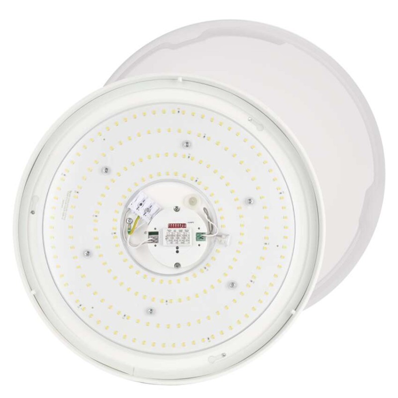 LED-Deckenleuchte TIVI, A CLASS, MW sensor, rund weiß 8,6W, IP44, Neutral Weiß