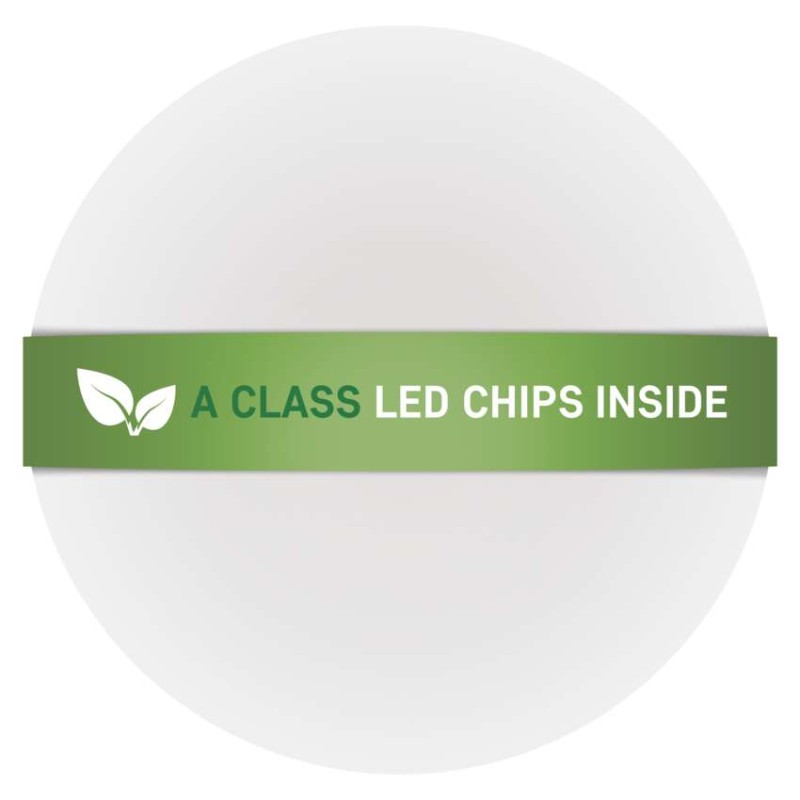 LED-Deckenleuchte TIVI, A CLASS, MW sensor, rund weiß 8,6W, IP44, Neutral Weiß