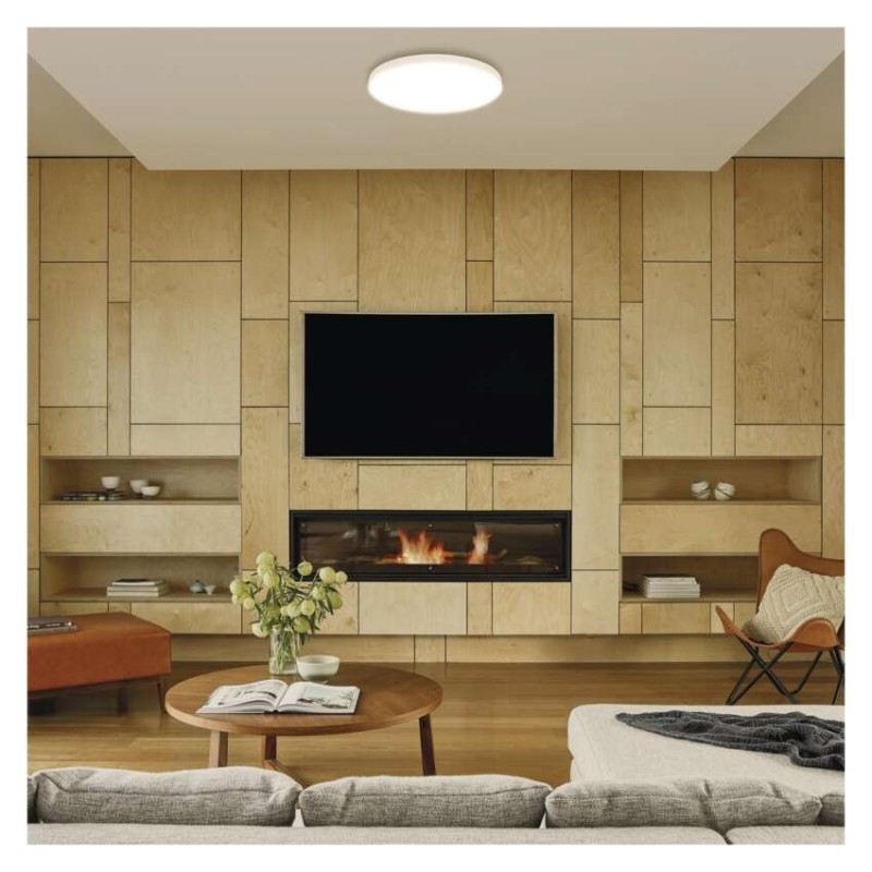 LED prisadené svietidlo DIONI kruhové, biele, 15W, CCT