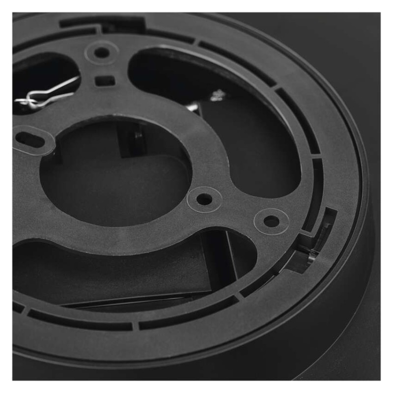LED-Anbauleuchte DIONI rund, schwarz, 15W, mit Farbtemperatur-Änderung