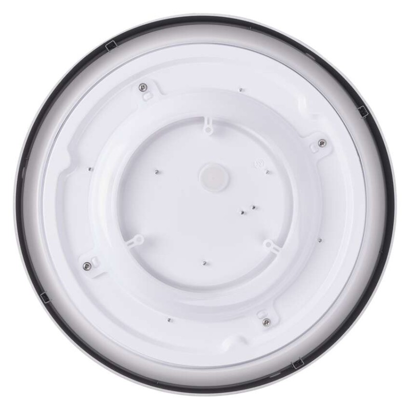 LED prisadené svietidlo RORI kruhové, čierné,17W, CCT