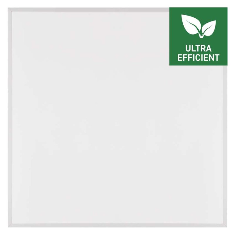 LED panel LUXXO backlit 60×60, štvorcový vstavaný biely, 22W neutrálna b. UGR