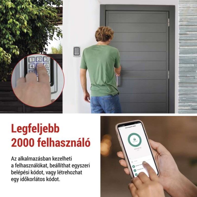 GoSmart Billentyűzár IP-006AX, WiFi