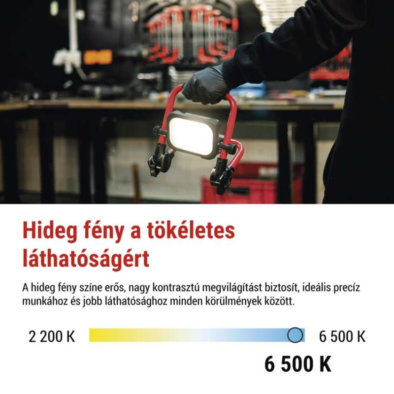 EMOS Profi LED reflektor ACCO 20W 1650lm IP54 hideg fehér