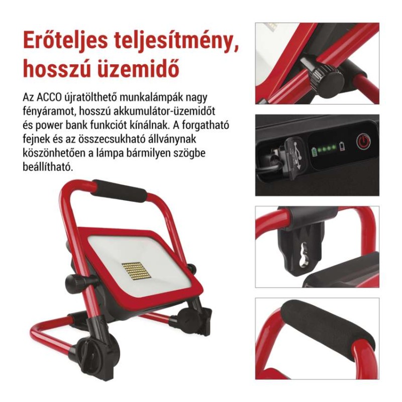 EMOS Profi LED reflektor ACCO 50W 5000lm IP54 hideg fehér