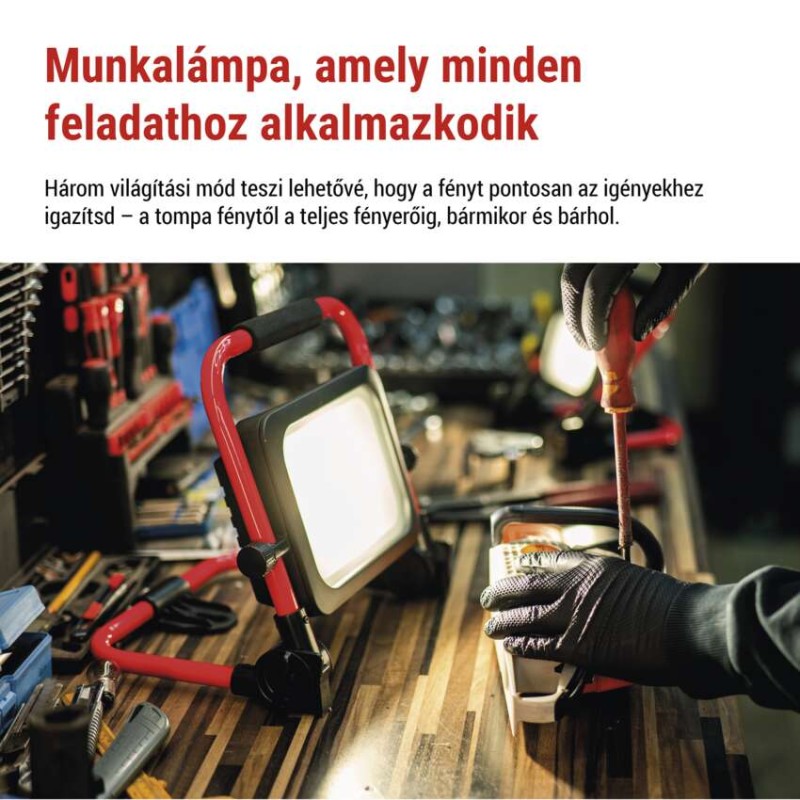 EMOS Profi LED reflektor ACCO 50W 5000lm IP54 hideg fehér