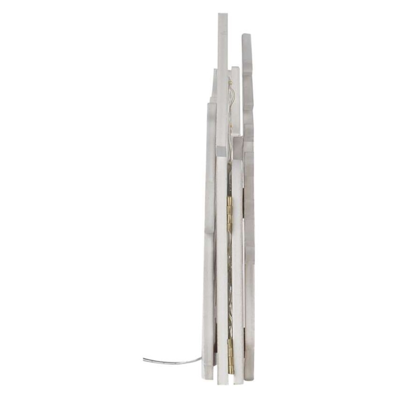 LED dekoráció, fa - falusi, 60 cm, 2x AA, meleg fehér, időzítő