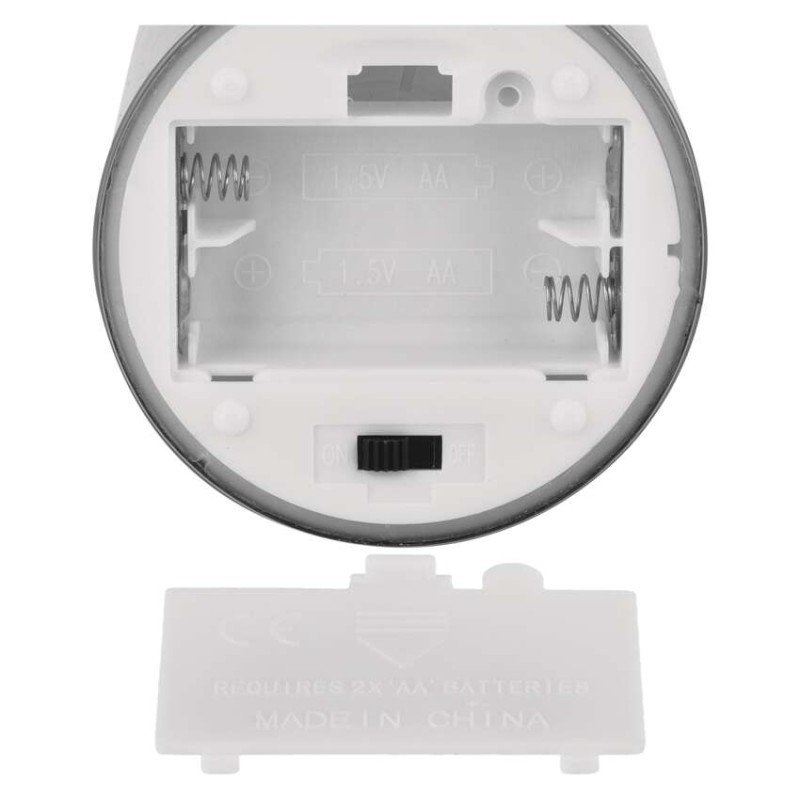 LED dekorácia -  3x vosková sviečka v skle, 6x AA, teplá biela, časovač
