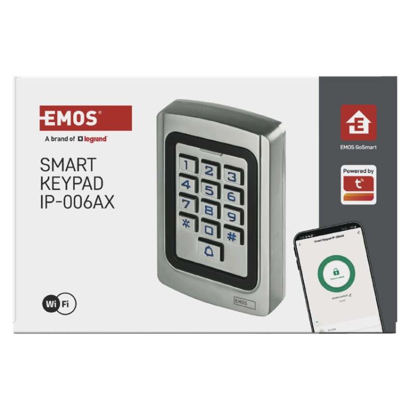 GoSmart Metall Codeschloss IP-006AX, WiFi