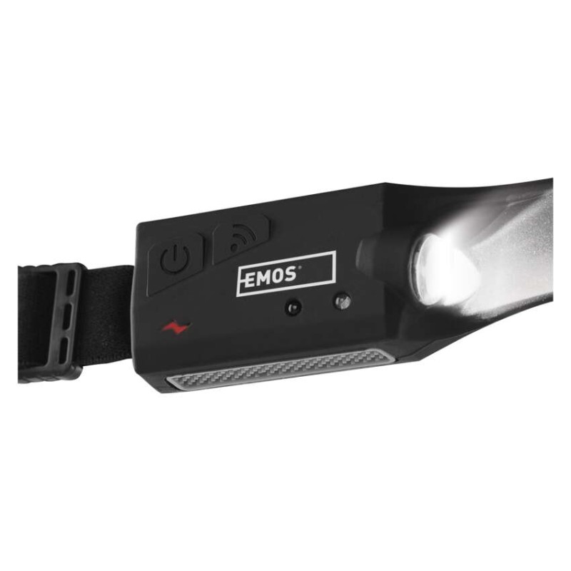 COB LED nabíjecí čelovka P3541, 380 lm, 30 m, Li-Pol 1200 mAh