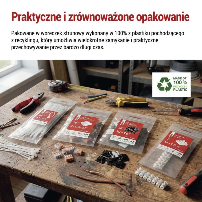 Złączka sprężynowa 3×0,5, 10 szt