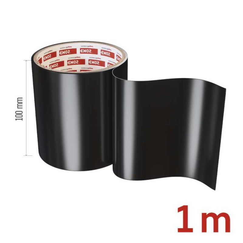 Reparaturklebeband für Schwimmbecken, 1 m × 100 mm, schwarz