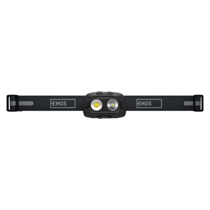Latarka czołowa LED COB P3542, 500lm, 130m, Li-pol 1200mAh