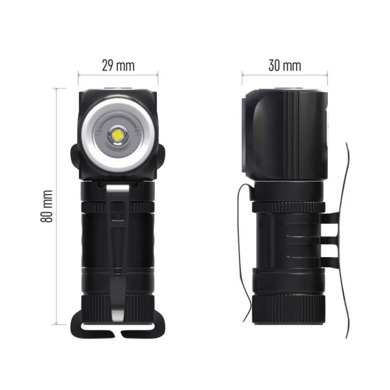 LED nabíjacia čelovka P3544, 500 lm, Li-Ion 800 mAh