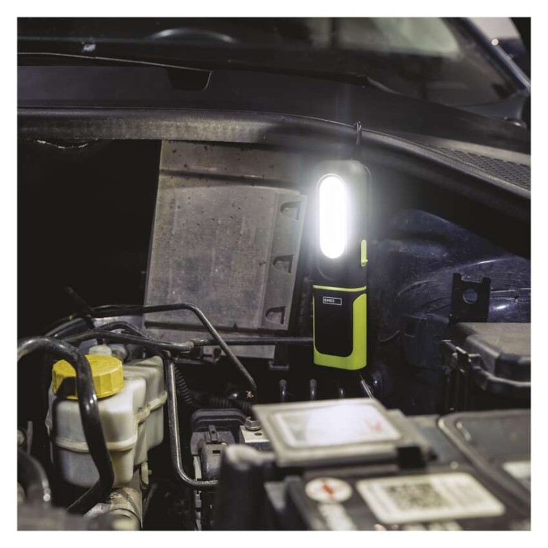 COB LED + SMD LED įkraunamas darbo žibintas P4537, 330 lm, 1200 mAh