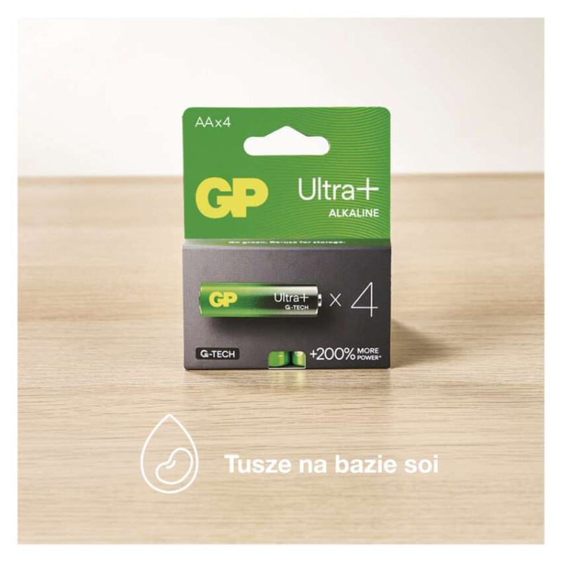 GP Bateria alkaliczna ULTRA PLUS AAA (LR03) 2 szt.