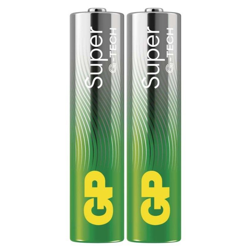 GP Bateria alkaliczna SUPER AAA (LR03) 2SH / w/Barcode label