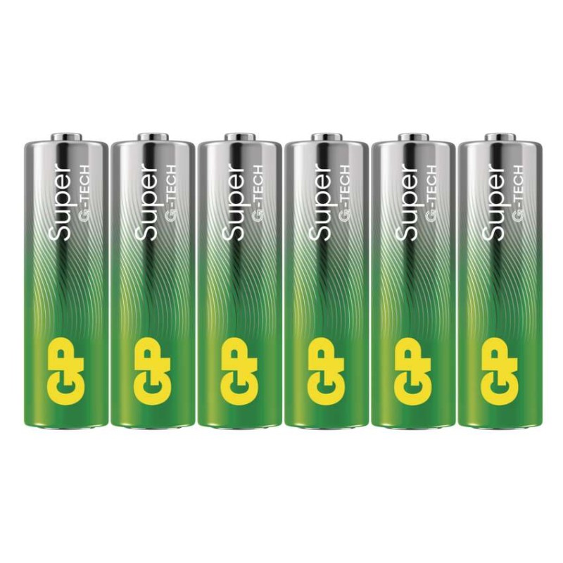 GP Bateria alkaliczna SUPER AA (LR6) 6 szt.
