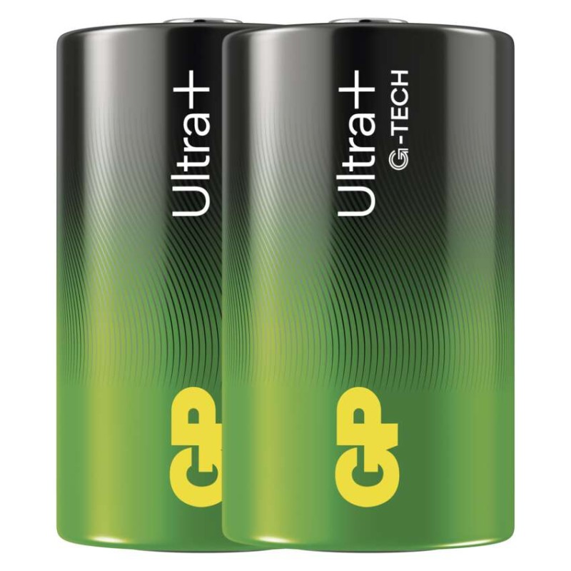 GP Bateria alkaliczna ULTRA PLUS D (LR20) 2 szt.
