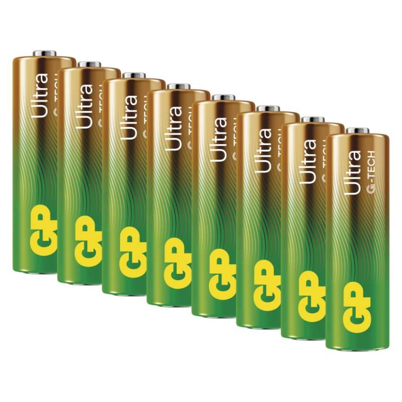 GP Bateria alkaliczna ULTRA AA (LR6) 8 szt.
