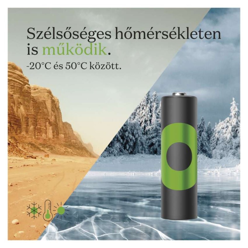 GP ReCyko Pro NiMH Akkumulátor HR03 (AAA) 6db