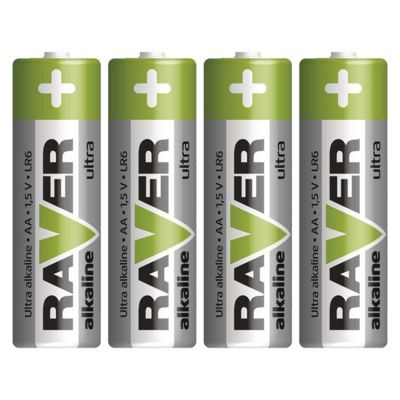 Bateria alkaliczna Raver Ultra Alkaline AA (LR6)  4 szt.