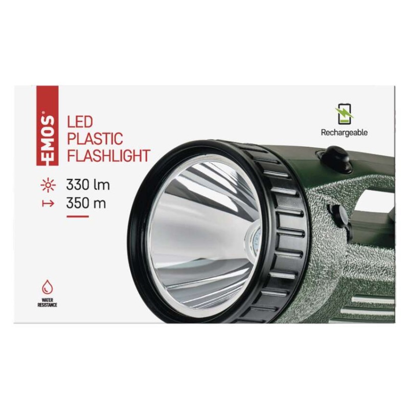 Latarka ładowalna 3810 LED 10W, 330 lm, SLA 4000mAh