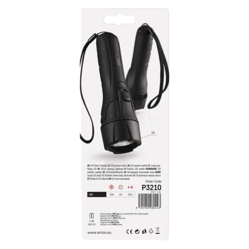 LED Taschenlampe P3210, 55 lm, 2× AA