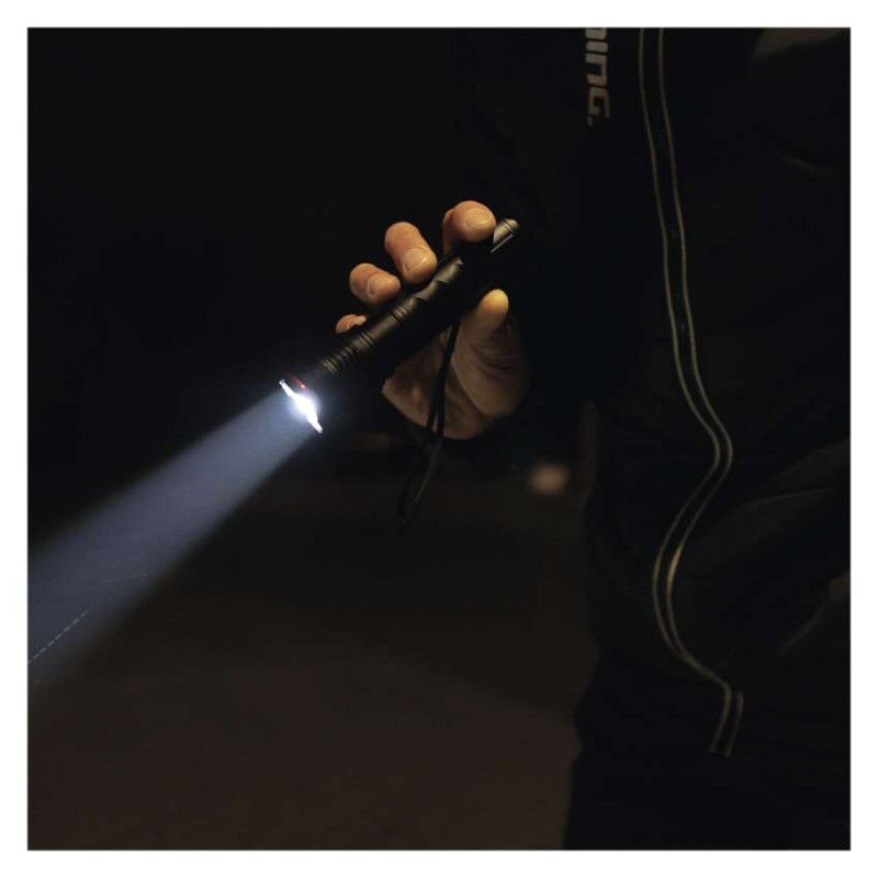 LED Metall-Taschenlampe, 120 lm, 2× AAA, FOKUS