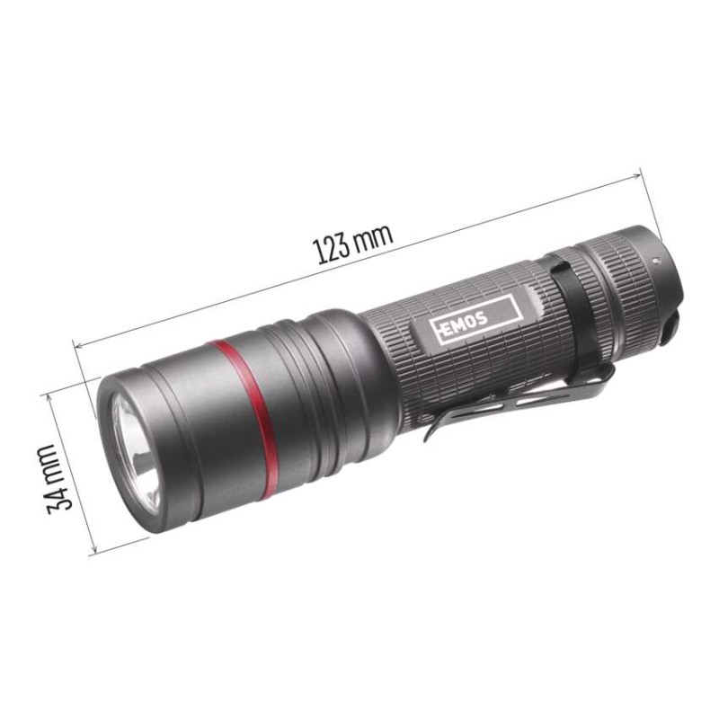 CREE LED Metall-Taschenlampe Ultibright 70, 340lm, 3xAAA
