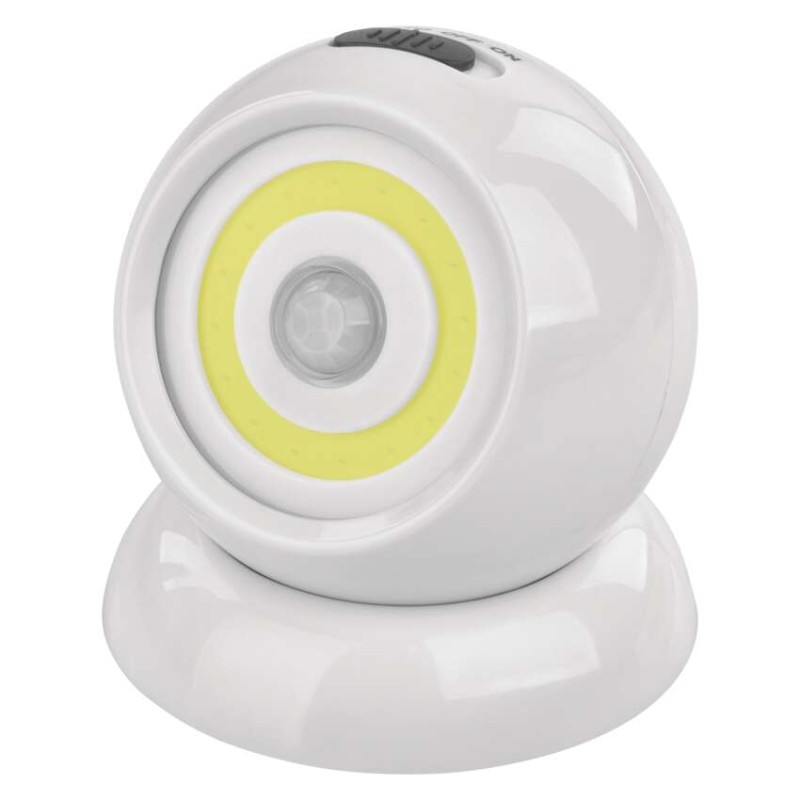 Lampka nocna LED 3x AAA, z czujnikiem ruchu i zmierzchu, magnes 